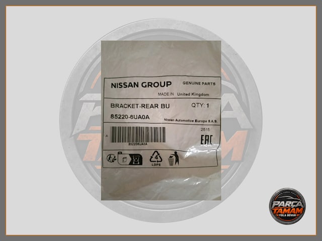 NİSSAN QASHQAİ ARKA TAMPON SAĞ BRAKET 852206UA0A - 4
