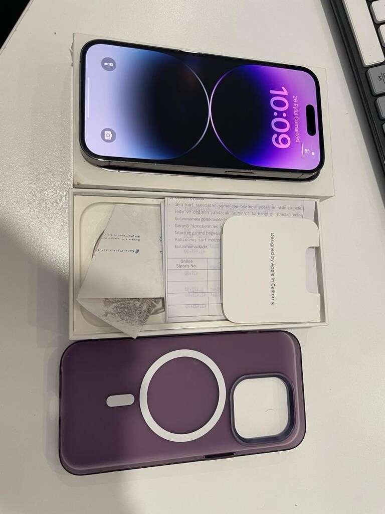 Apple iPhone 14 Pro 128 GB Derin Mor - 6