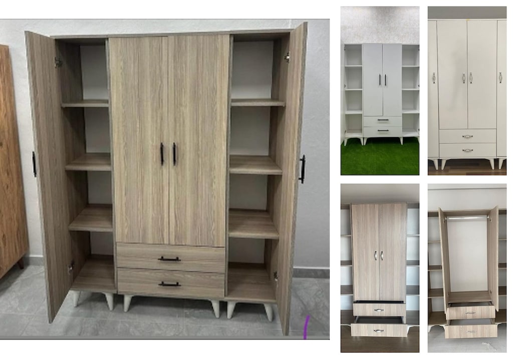 4 kapaklı elbise dolabı rikodnydbh - 5
