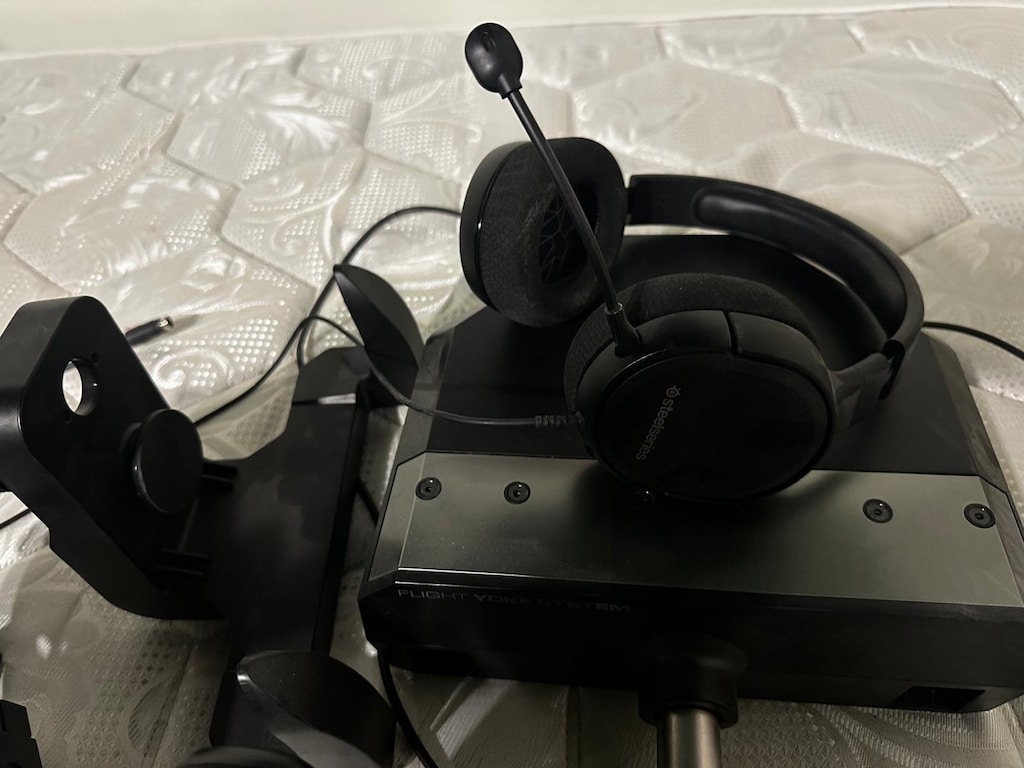 Logitech G Saitek PRO Flight Yoke System +Kulaklık (Tertemiz) - 5