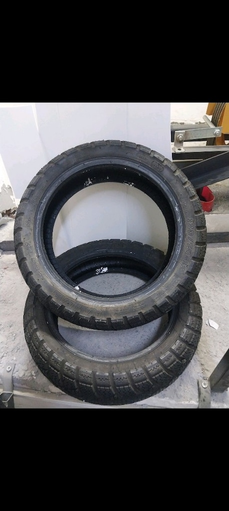 Anlas 120/70-12 SC500 F&R Winter Grip-2 Scooter Kış Lastiği - 3