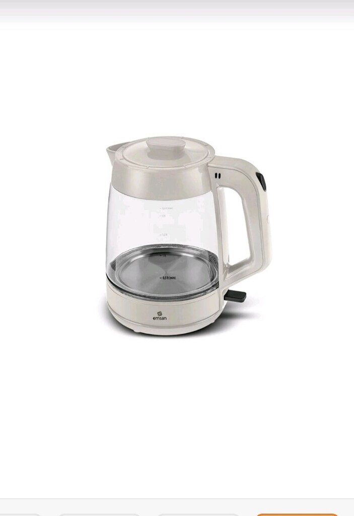 Emsan Glass Tea XL 2 in 1 Cam Çay Makinesi ve Kettle Starlight - 3