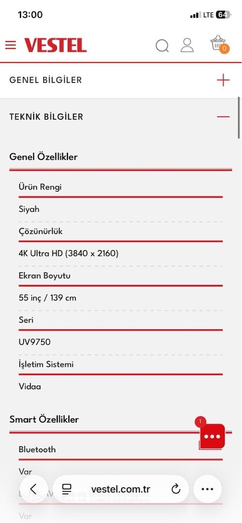 Vestel 55inç TV - 4