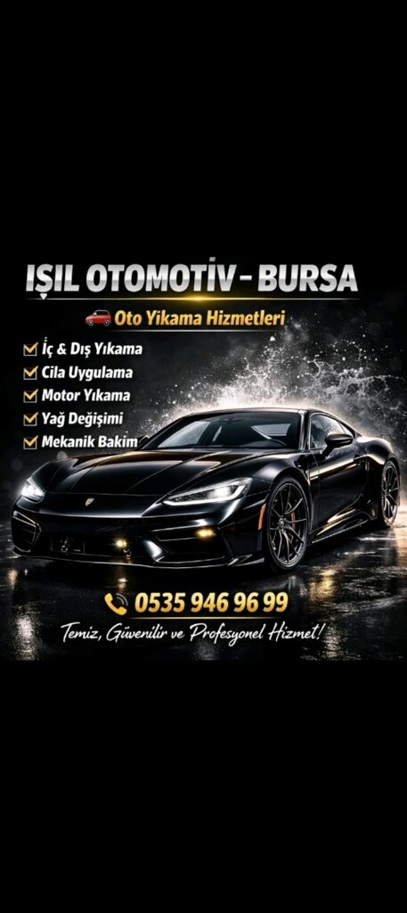 OTO YIKAMA İÇ DIŞ YIKAMA IŞIL OTOMOTİV makina Işıl oto Bursa - 9