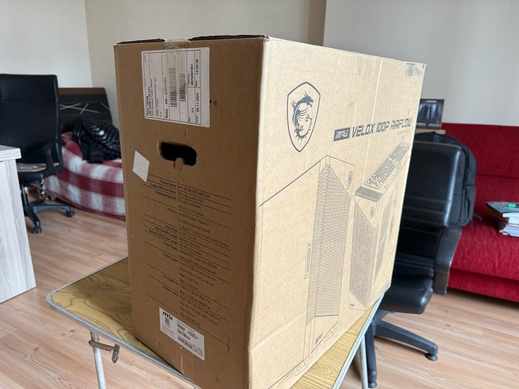 MSI Mpg Velox 100P Airflow 4x120mm Fanlı Mid Tower ATX Gaming Kasa - 3