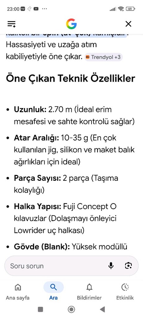 Daiwa legalıs spin sıfır etiketi üstünde 270 spin 10, 35 aksiyonu var - 9