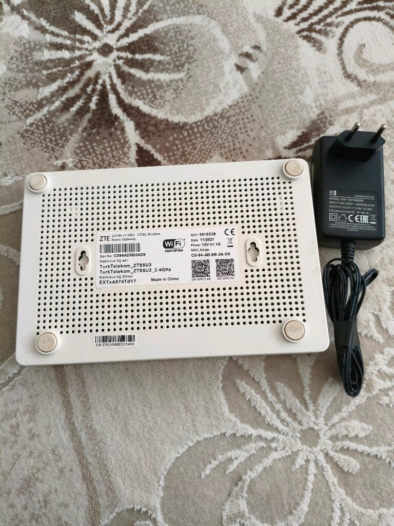 Zte zxhn h168a vdsl modem - 2