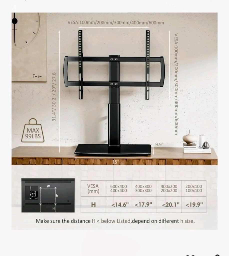 Tv ayağı stand 32-70inç - 6