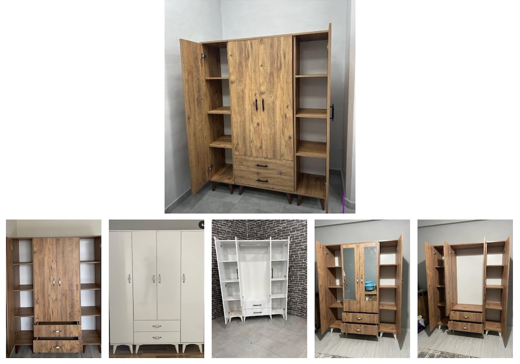 4 kapaklı elbise dolabı yyvdcnlwmx - 6
