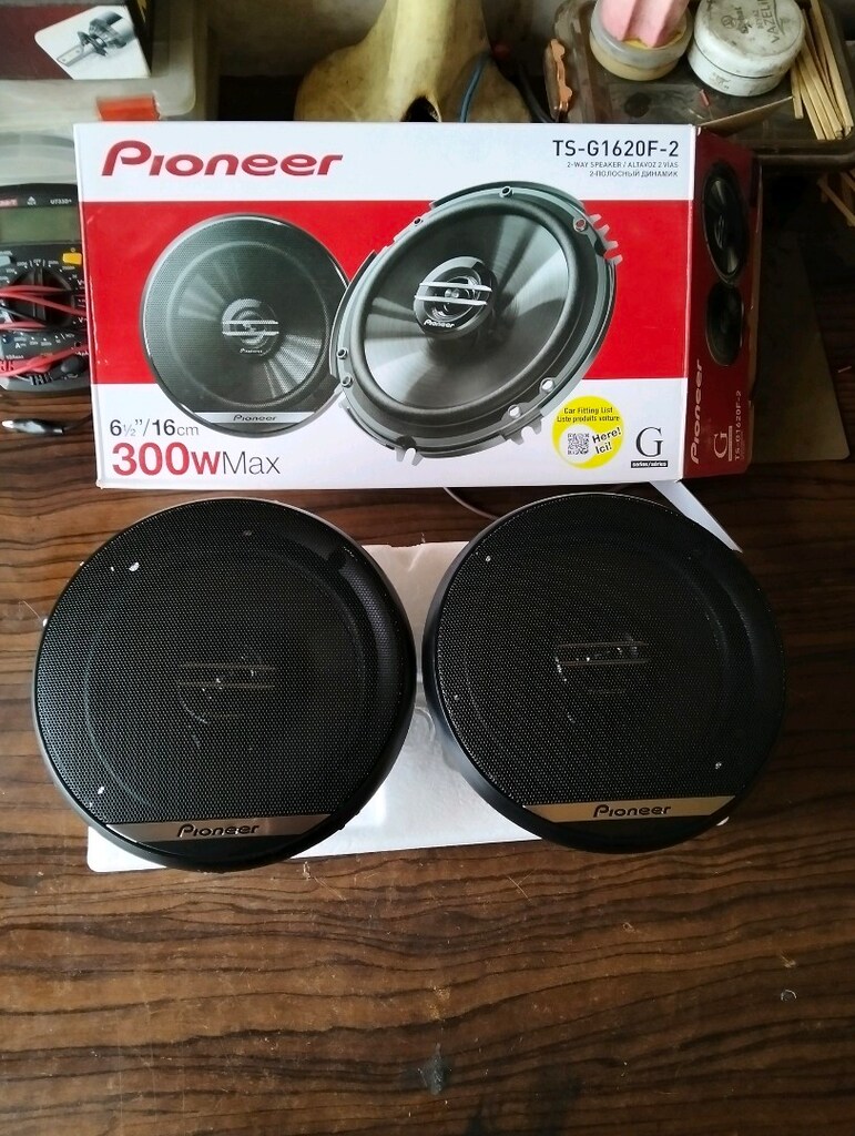 Pioneer 16cm 300wat tiwittirli kapaklı hoparlör takımı amfi uyumlu - 3