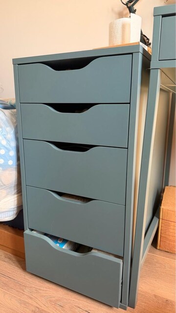 ikea alex 5 çekmeceli keson