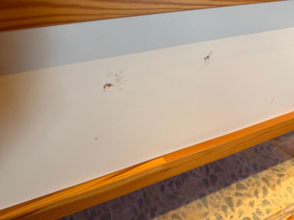 ikea kura masif ahsap beyaz-çam ranza - 7