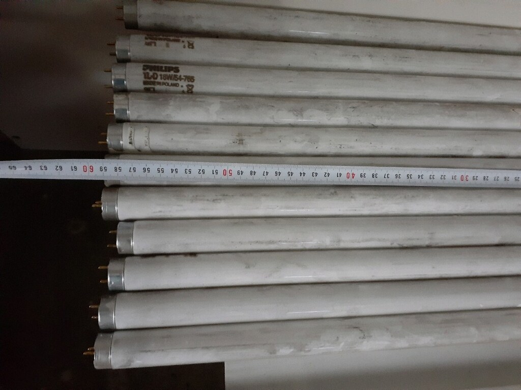 12 adet 60cm lik flörasan lamba. - 3