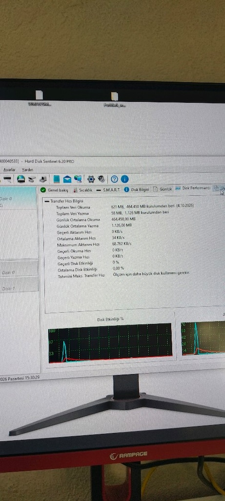 SSD 240 GB TEMİZ AZ KULLANILMIŞTIR - 8
