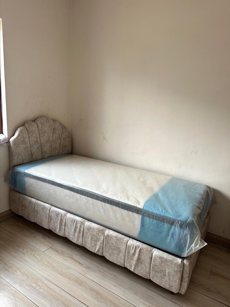 ultra lüks tek kişilik baza başlık petli yatak sıfır ürün ambalajında - 7