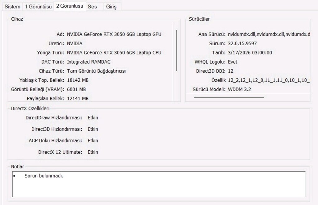 i5 12. Nesil Lenovo LOQ 24 GB RAM 16 ay garantili oyun canavarı laptop - 10