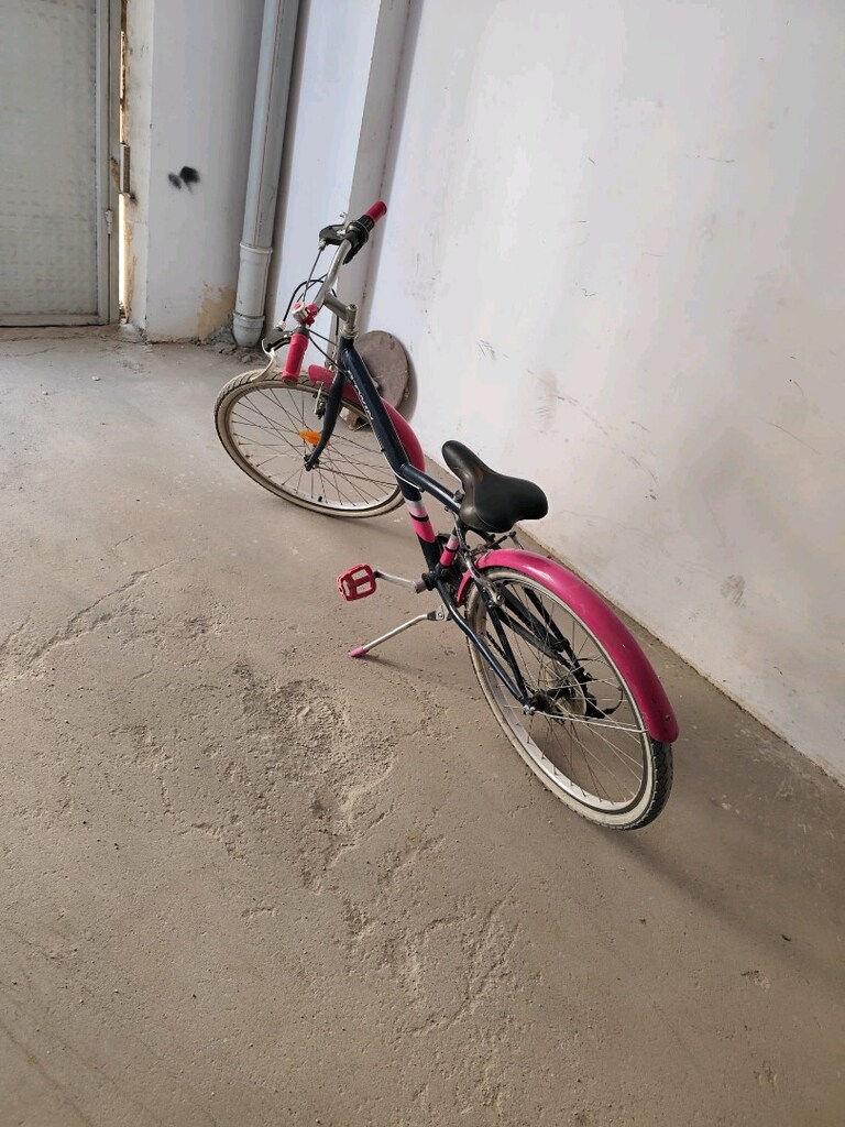Btwin Original 500 Decathlon 24 jant 6 vites şehir bisikleti temiz - 4