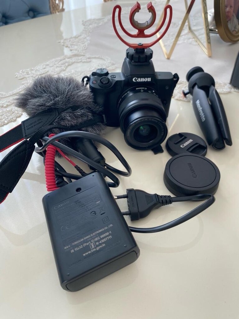 CANON EOS M50 BK M15-45 IS Vlogger Kit (Sıfırdan Farksız) - 12