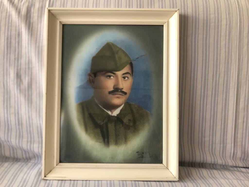 renklendirilmiş orijinal çerçeveli antika fotoğraf - 3
