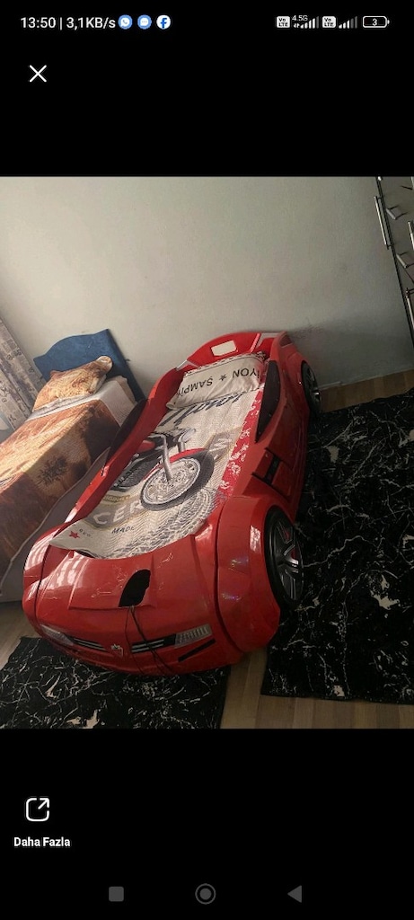 IŞIKLI ARABALİ COCUK YATAK - 2