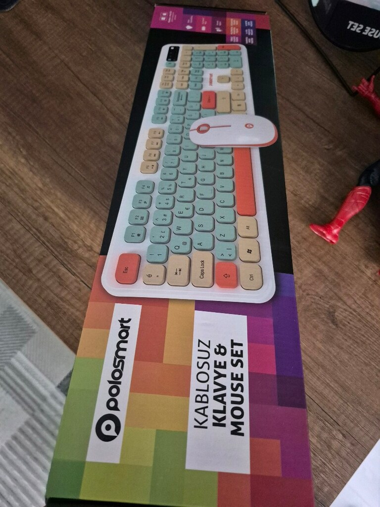polosmart psk12 kablosuz klavye seti - 6
