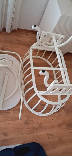 Az kullanılmış bebek beşiği + Zara Home yatak + ekstra sünger