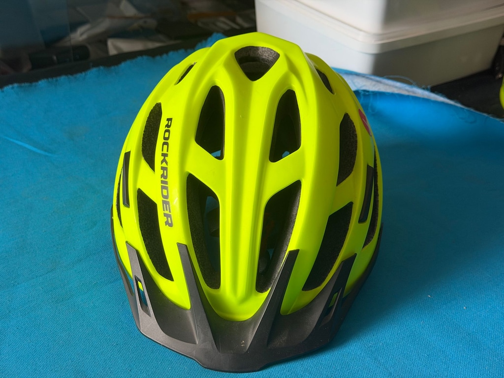 RockRider Dağ Bisikleti Kaskı 500 - Neon Sarı - 4