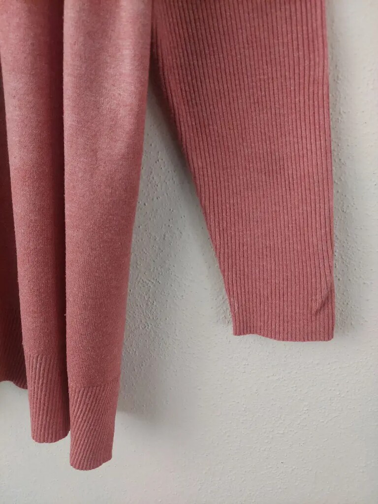 Bayan Viscose gül kurusu renk hırka - 2