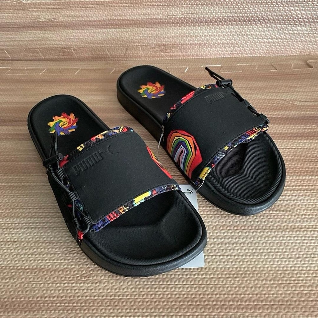 ‼İTHAL/SIFIR/PUMA/Leadcat 2.0 WAE Kadın Siyah Terlik 38 Numara - 4