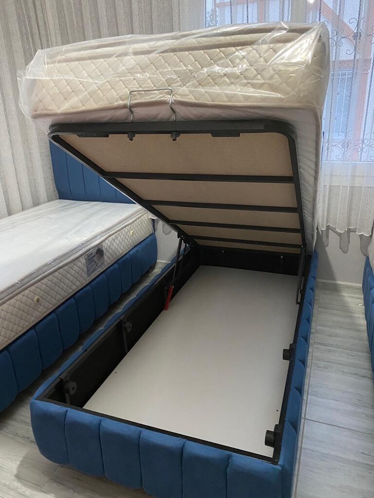90x190 baza başlık ultra ortopedik petli yatak - 2