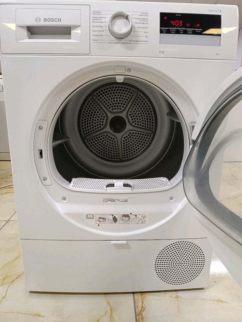 Bosch 8Kg Garantili Kurutma Makinası Yeni Nesil Sıfır Ayarında - 5