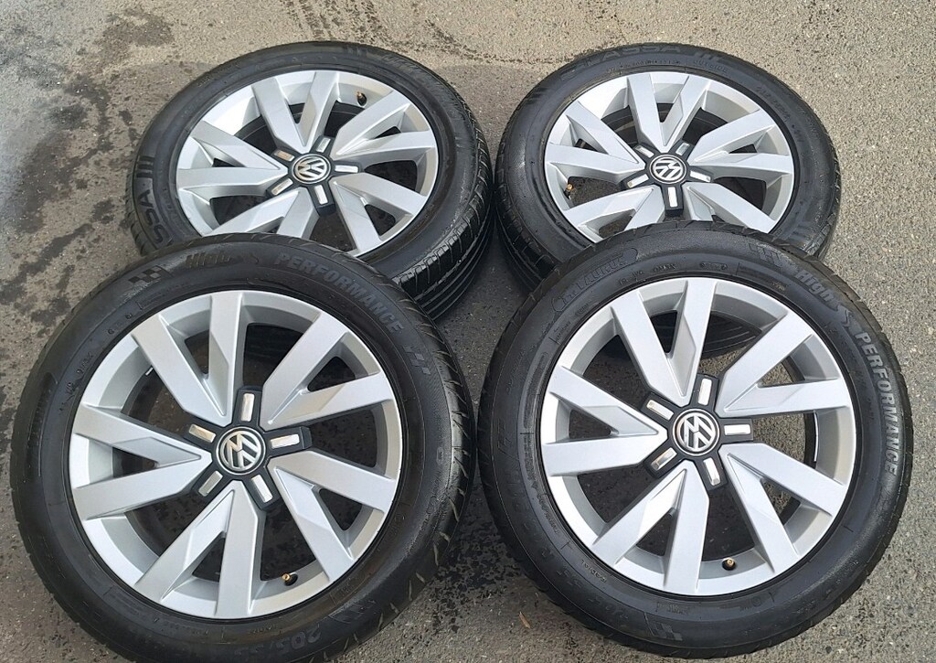 205 55 16 ORJİNAL PASSAT JANT LASTİK TAKIMI PASSAT JETTA SEAT SKODA T4 - 7