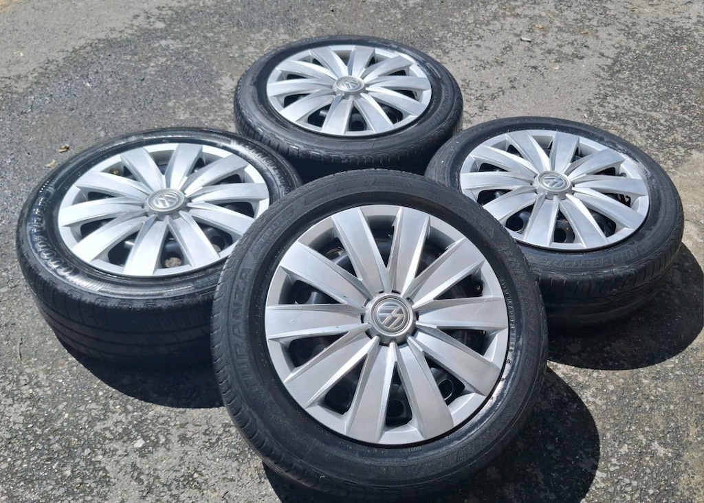 205 55 16//5X120 ORİJİNAL TRANSPORTER TENEKE JANT LASTİK TAKIMI - 2