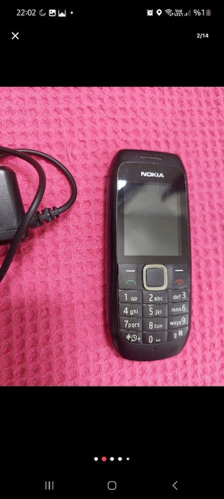 Nokıa tuşlu telefon. Model 1616-2. Simkart aktif olarak çalışıyor. - 8