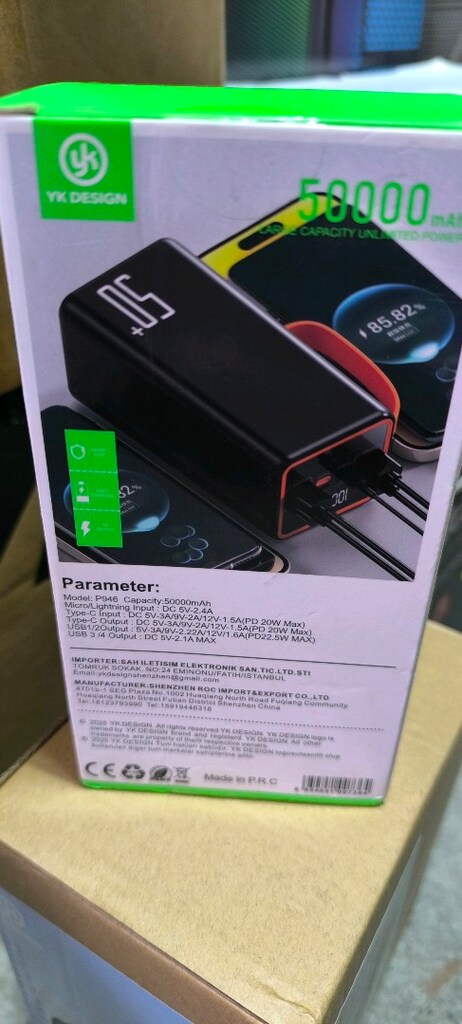 tam kapasite 50.000 mAh powerbank - 3