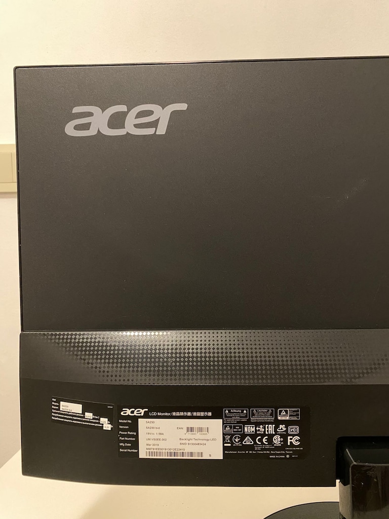 ACER IPS 23'' 1080P 4ms (Düz Flat) Acer Monitör/Monitor - 5