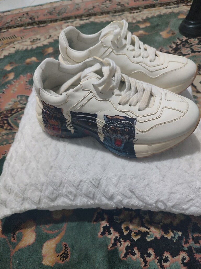 orjinal Gucci Rhyton Tigers Sneaker ayakkabı - 2