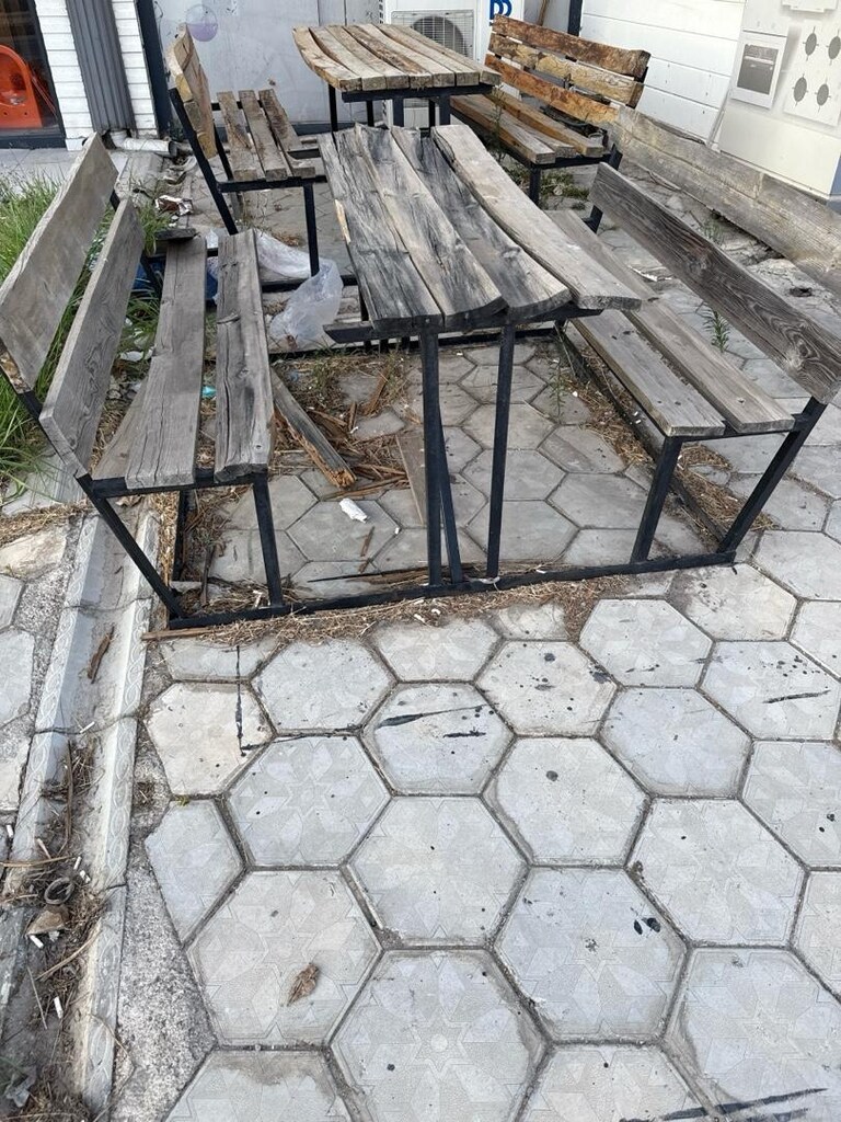 6-8 kişilik bank bahçe oturağı - 2