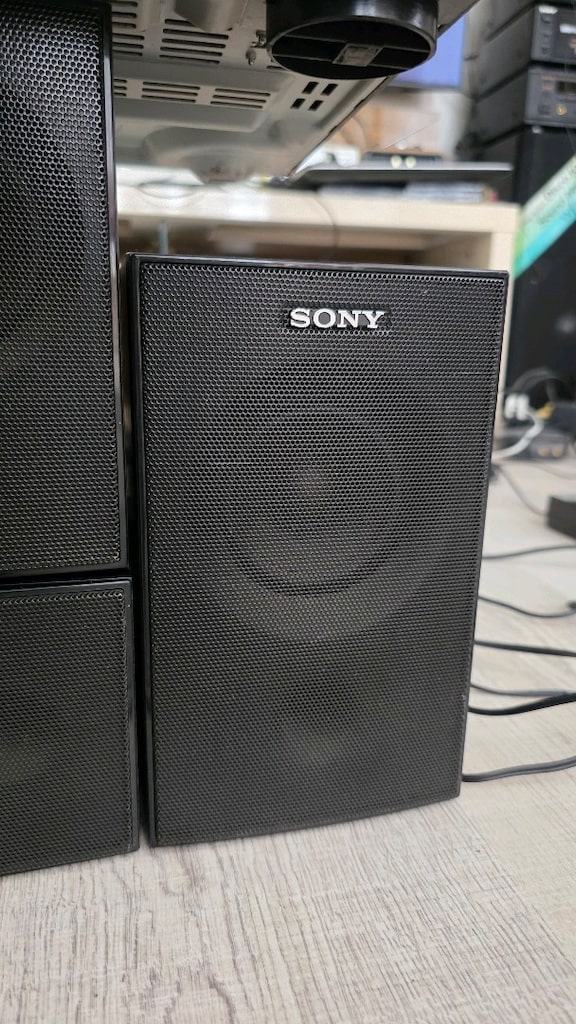 Sony ahşap kasalı 5 adet sinema sistemi av receiver hoparlörü - 5