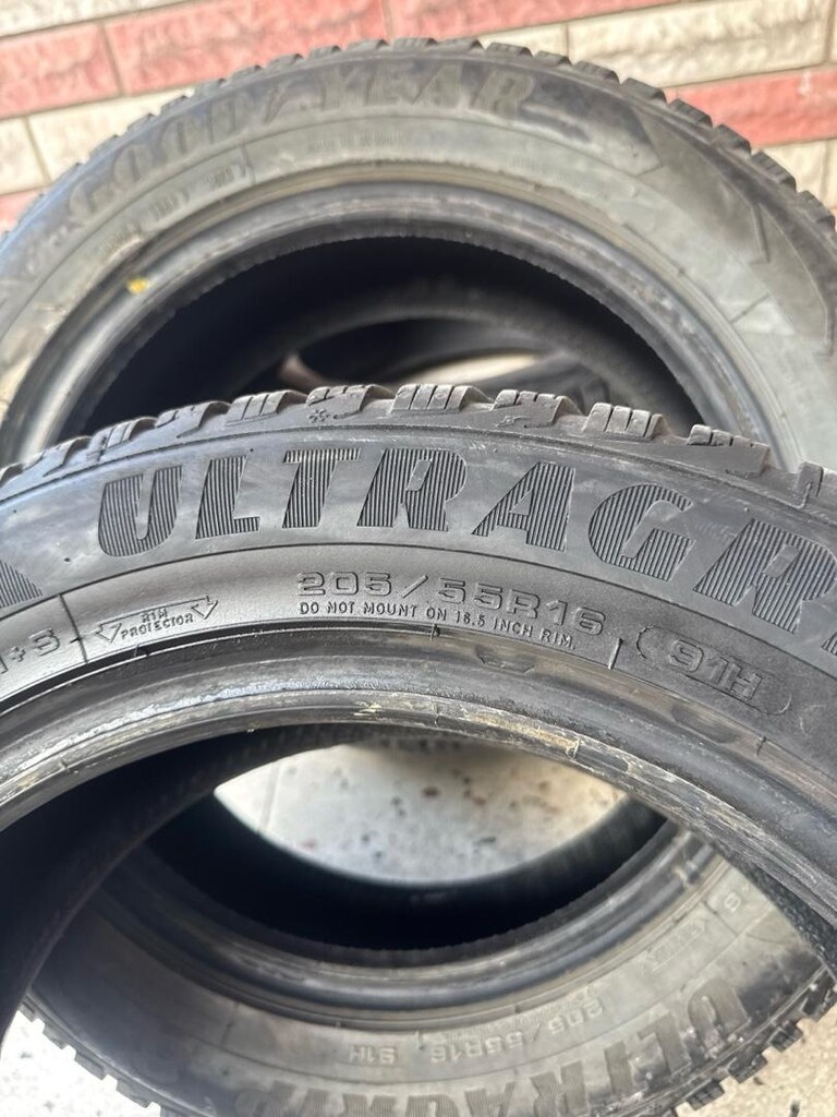 205/55/16 GOODYEAR MARKA 4 ADET KIŞLIK HATASIZ - 7