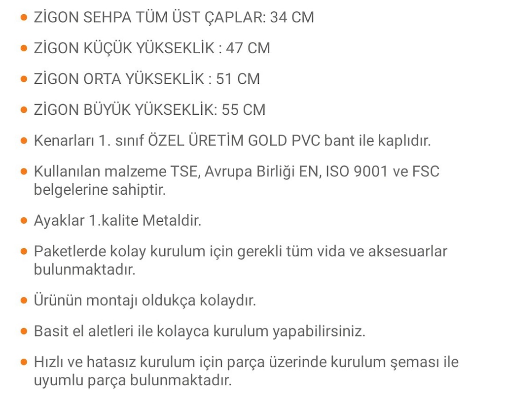 Gümüş Beyaz Mermer Desenli 3 lü Zigon Sehpa - 9