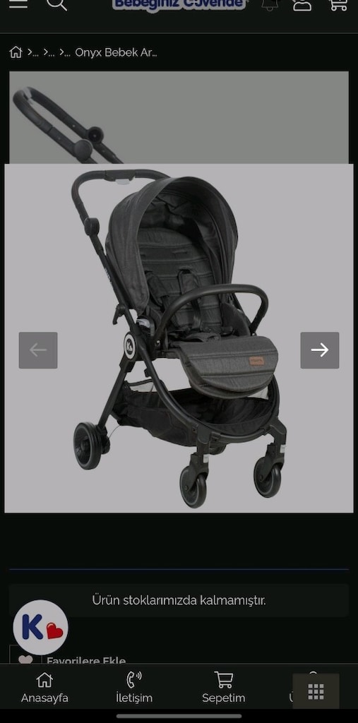 Kraft Onxy Bebek Arabası - 2