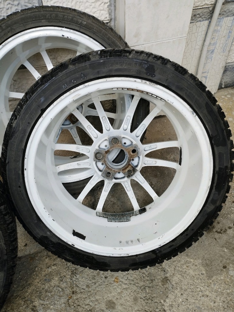 17 İnç Beyaz OZ Racing Jant Takımı ve Riken Kış Lastikleri - 11
