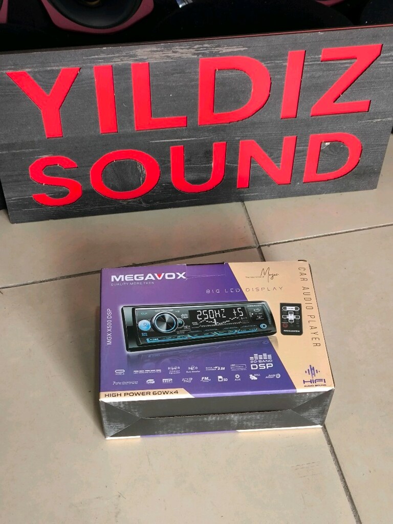 megavox Dsp Oto Teyp Bluetooth Usb Aux SİFİR - 5