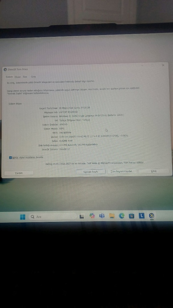 Lenovo IdeaPad 5 i3 11.Nesil / 8GB RAM / 256SSD / Temiz Kullanılmış" - 5