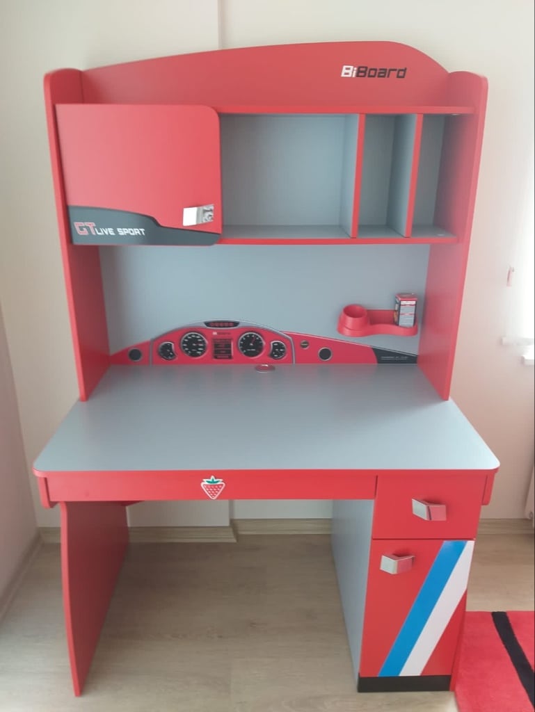 çilek mobilya arabalı yatak - 3