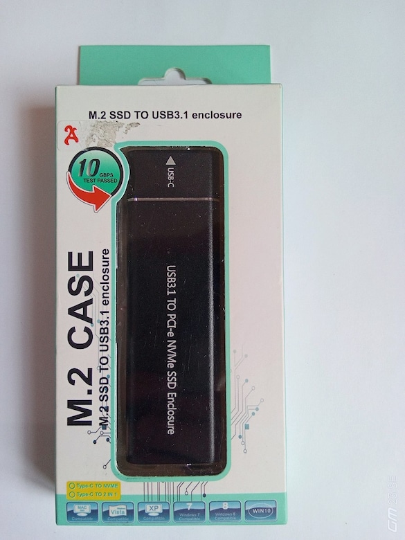 m.2 nvme SSD to USB Harddisk kutusu - 4