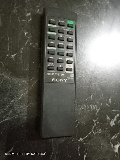 SONY,Sony ses sistemi,Sony kumanda,kumanda,ses sistemi, müzik seti