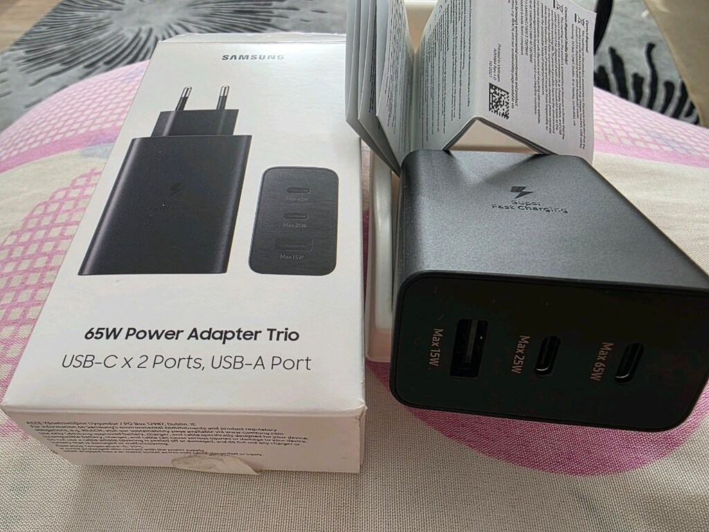 Samsung orjinal üçlü şarj adaptörü, - 7