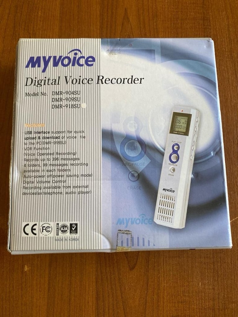 MyVoice DMR-918SU sıfır ses kayıt cihazı - 6